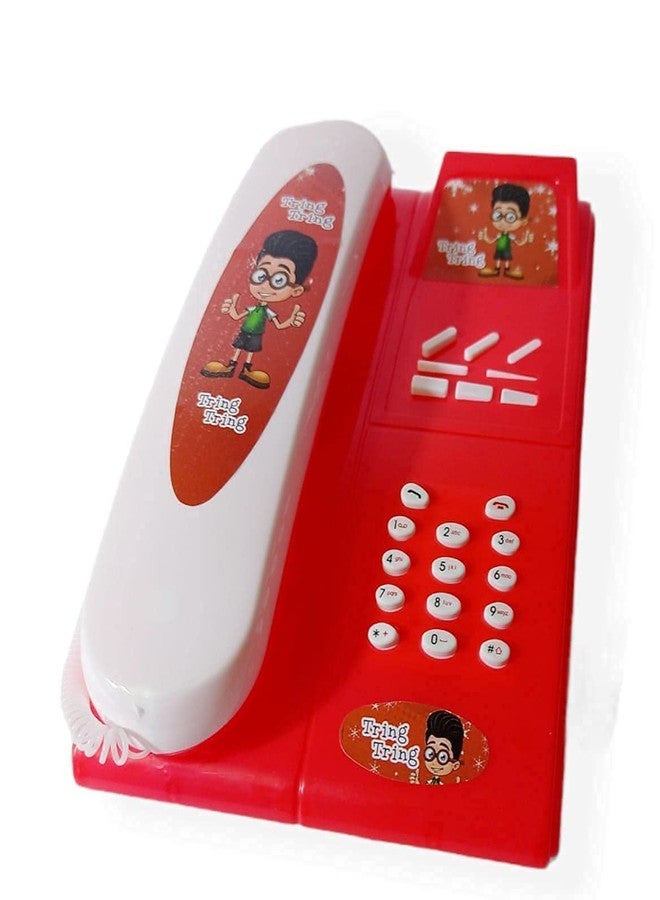 SHANVI Kitty Phone Landline Musical Sound Toys for Kids (Pack of 1), (Teliphen Phone-01) - Image 2