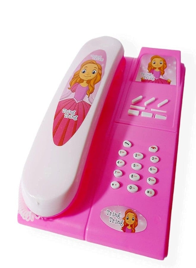 SHANVI Kitty Phone Landline Musical Sound Toys for Kids (Pack of 1), (Teliphen Phone-01) - Image 3