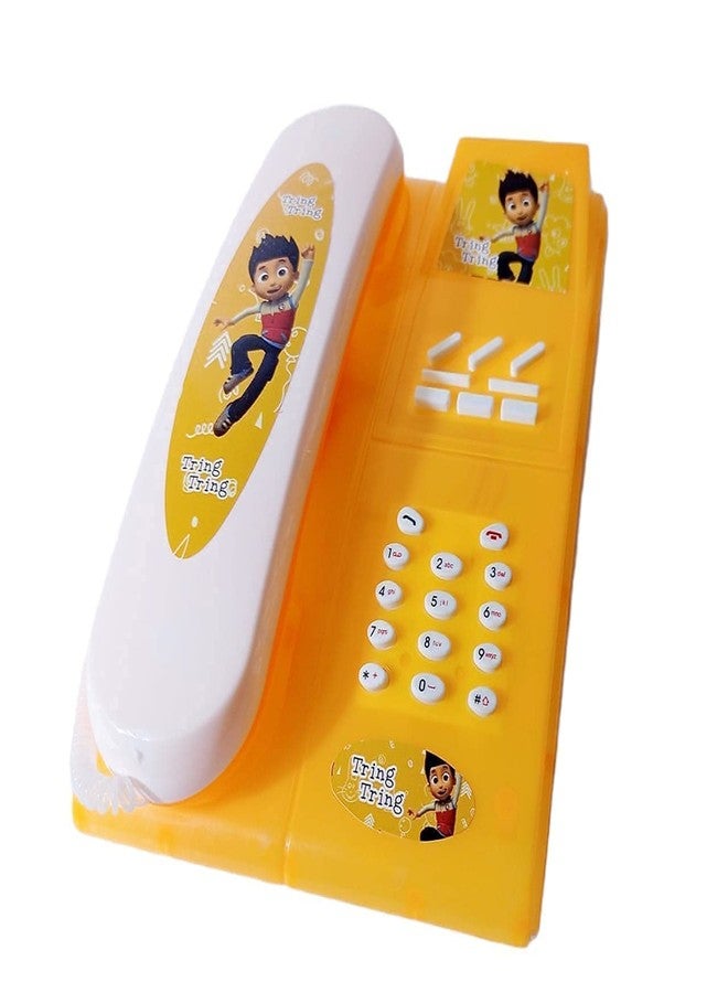 SHANVI Kitty Phone Landline Musical Sound Toys for Kids (Pack of 1), (Teliphen Phone-01) - Image 1
