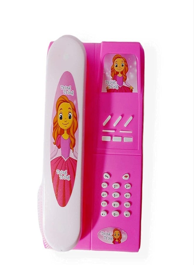 SHANVI Kitty Phone Landline Musical Sound Toys for Kids (Pack of 1), (Teliphen Phone-01) - Image 4