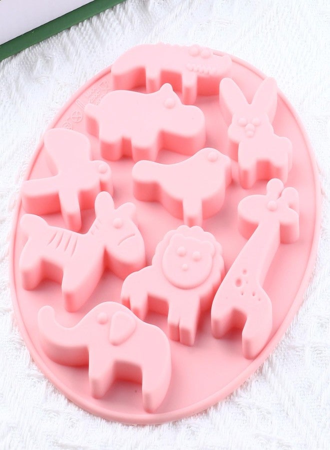 YIMINGMOLD قوالب سيليكون YIMINGMOLD على شكل حيوانات الغابة: فيل، طائر، أرنب، زرافة، لصنع الحلوى والشوكولاتة - Image 4