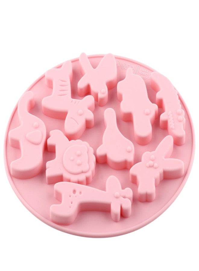 YIMINGMOLD قوالب سيليكون YIMINGMOLD على شكل حيوانات الغابة: فيل، طائر، أرنب، زرافة، لصنع الحلوى والشوكولاتة - Image 5
