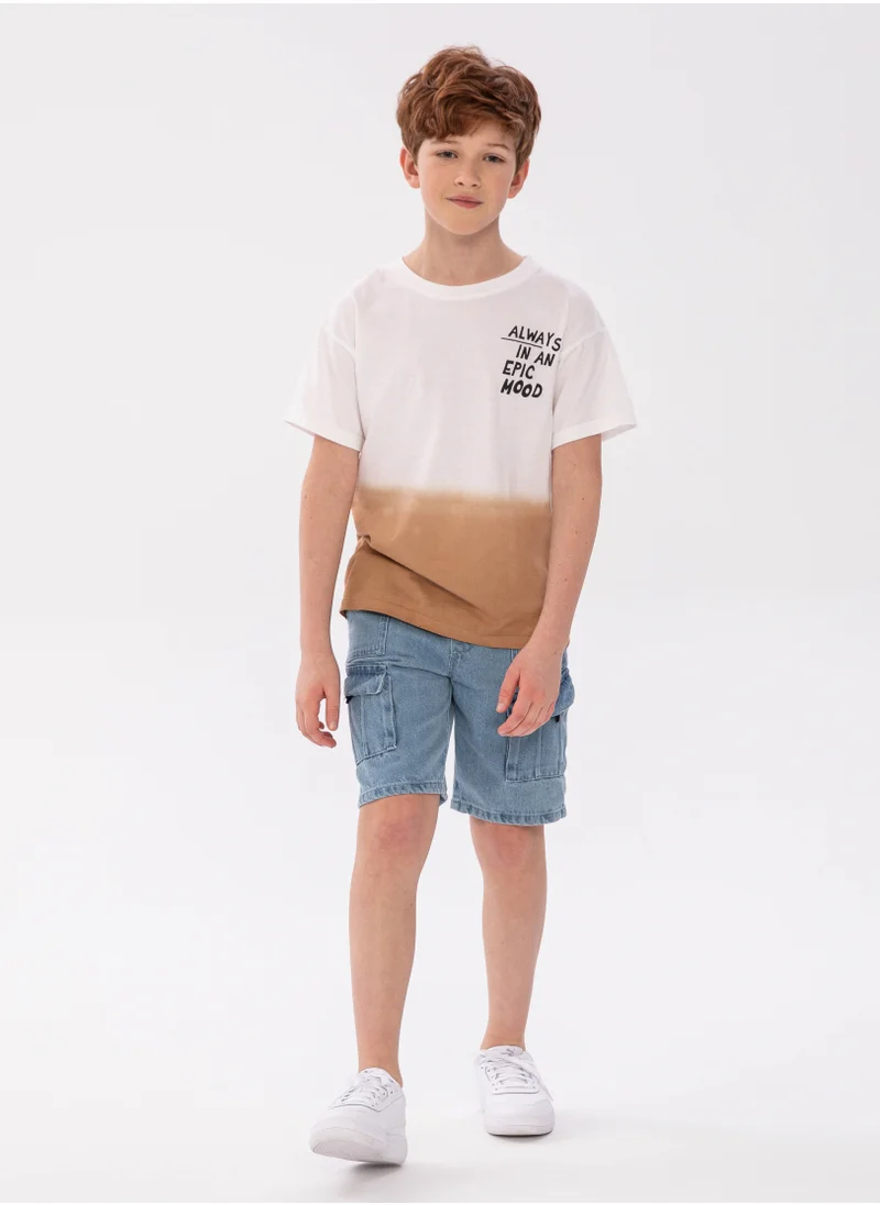 MINOTI Kids Denim Combat Short