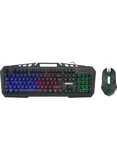 KMX-99 Rainbow Backlit Gaming Keyboard + Mouse