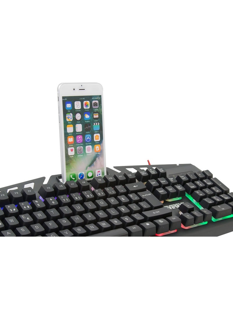 Everest - KMX-99 Rainbow Backlit Gaming Keyboard + Mouse - Image 1