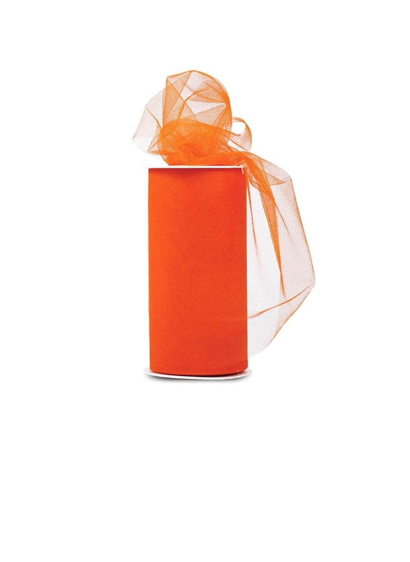 Expo Expo Shiny Tulle 6inch x 24yd Spool Orange  - Image 2