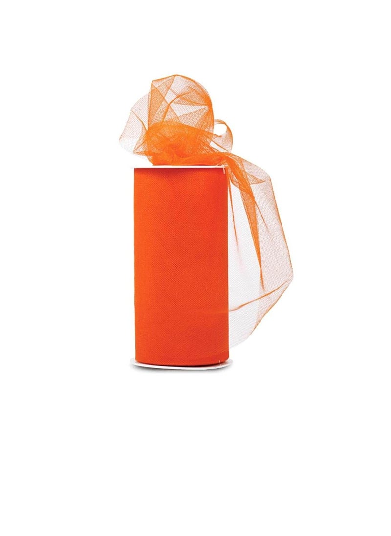 Expo Expo Shiny Tulle 6inch x 24yd Spool Orange  - Image 3