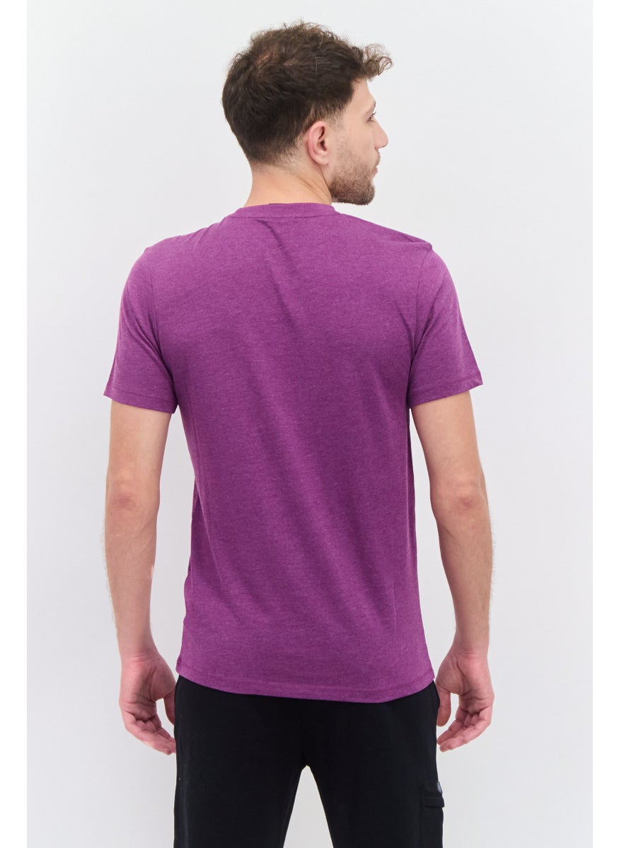 Men Sportswear Fit Short Sleeves Outdoors T-Shirt, Purple - pzsku/ZCBD9604EE71E1023A1A1Z/45/_/1737642058/fc4a031b-6067-464c-bb8d-b1fd2892301d