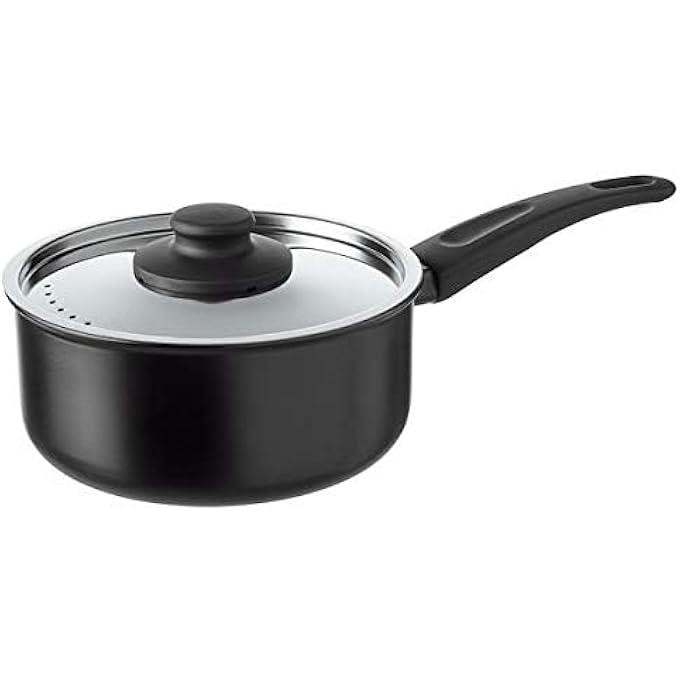 ريحني قدر هيملاجاد ملحق أدوات المطبخ مع غطاء أسود سعة 2 لتر - Image 2