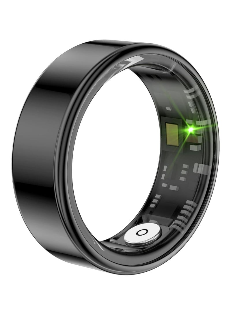 حلقة ذكية لمراقبة الصحة مع تتبع معدل ضربات القلب والنوم | سوار لياقة بدنية مقاوم للماء IP68، المقاس:  10 - Image 1