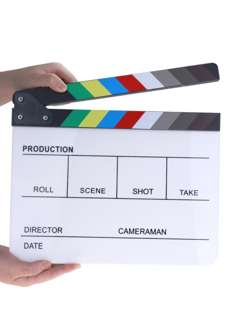 General Photography props English field board, acrylic color bar board, director board creative decorative film board  - Image 1