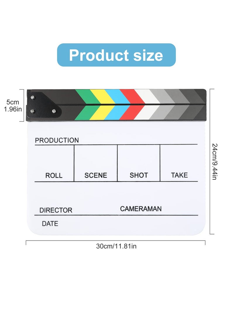 General Photography props English field board, acrylic color bar board, director board creative decorative film board  - Image 2