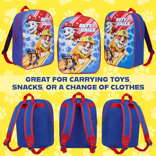 Get Trend Paw Patrol Mini Backpack Kids Toddlers 13x9â€ Rucksack Kindergarten Bag Preschool Sports Travel Backpacks 3+ Gifts for Kids (Blue Paw Patrol) - Image 2