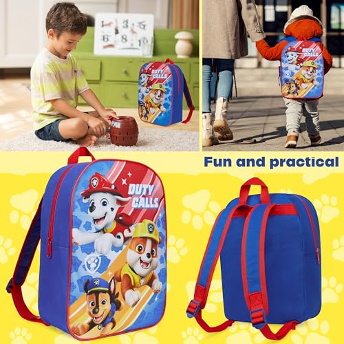 Get Trend Paw Patrol Mini Backpack Kids Toddlers 13x9â€ Rucksack Kindergarten Bag Preschool Sports Travel Backpacks 3+ Gifts for Kids (Blue Paw Patrol) - Image 4