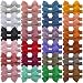 Baily Baby Hair Clips Tiny Hair Bow Alligator Clips for Toddler Baby Girls Fine Hair Pins in Fringe Bangs (Ambrosia 48 PCS in Pair) - Image 2