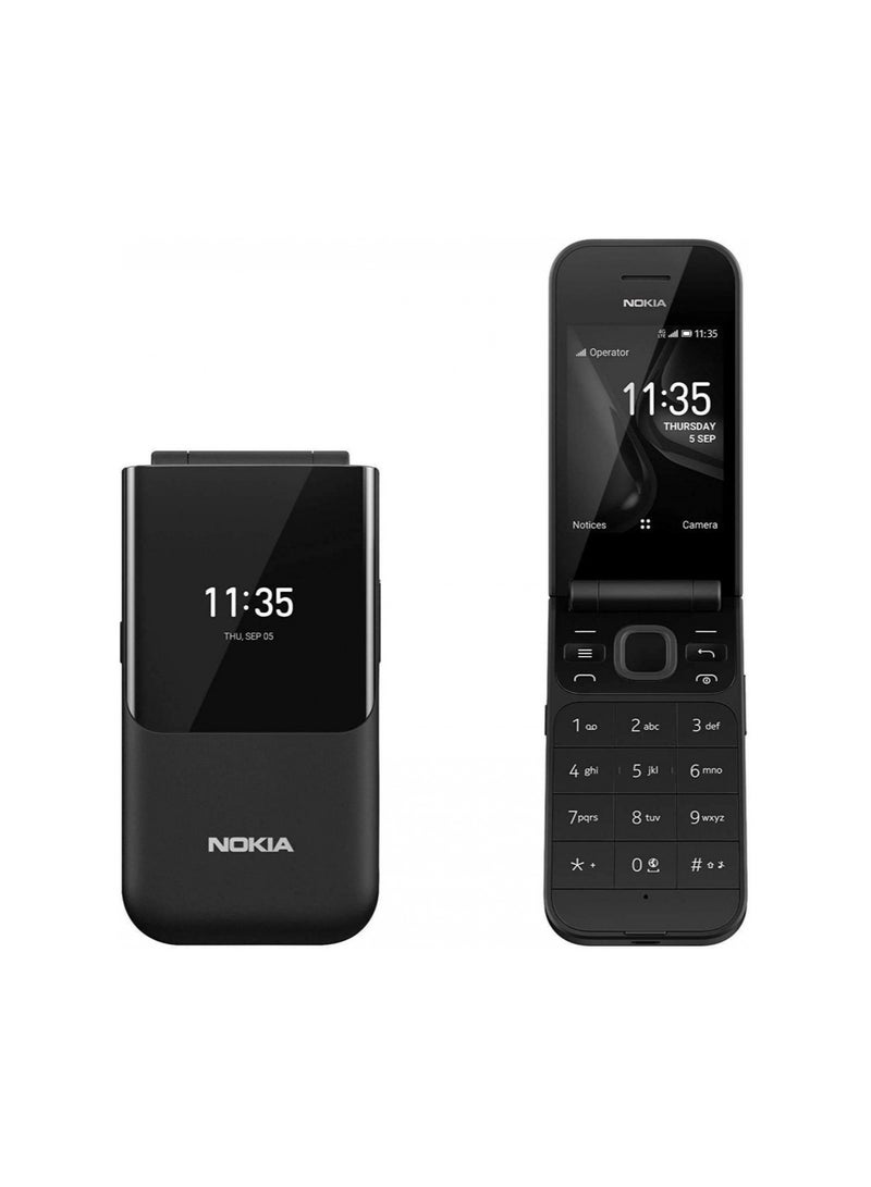 نوكيا 2720 Flip Dual SIM Black 4GB 512MB RAM 4G LTE - Image 3