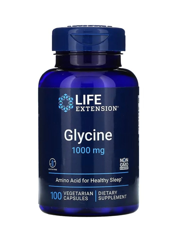لايف إكستنشن جلايسين 1,000 ملجم 100 كبسولة نباتية - Image 1