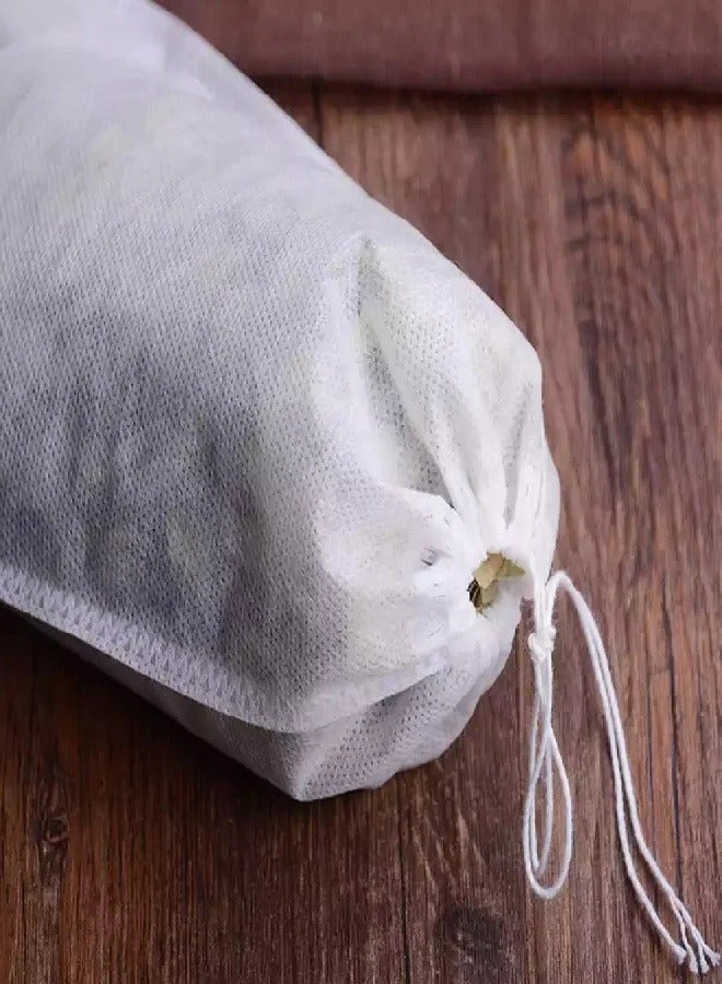 NQOOH 200-Pack White Tea Bags Filter Cloth Tea Infuser Bags 10x8cm - Image 3