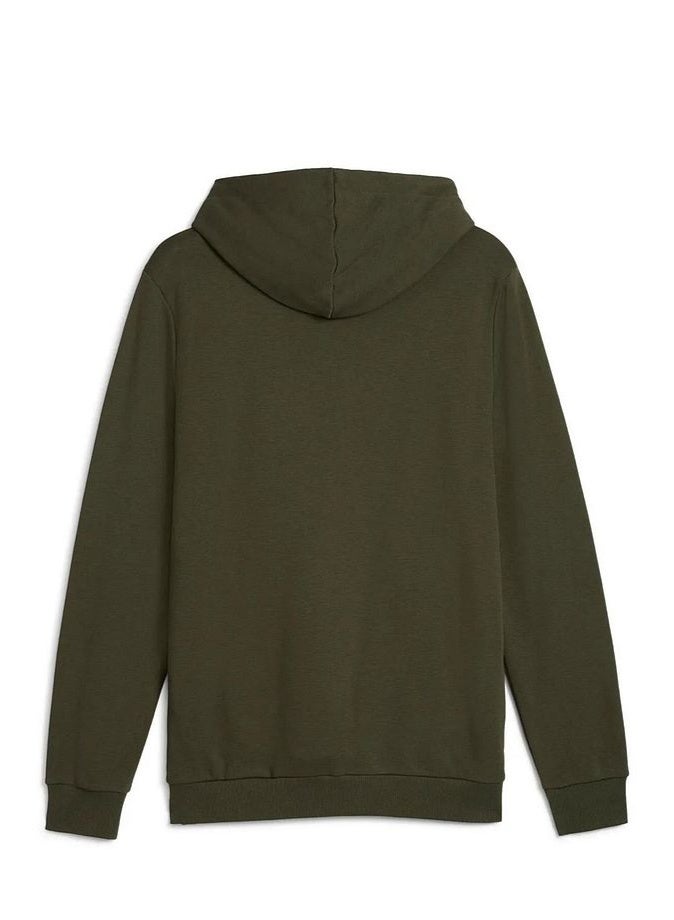 PUMA Ess Big Logo Hoodie Tr (S) Dark Olive  - Image 2