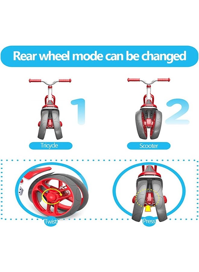 JCB CHIC Kids Scooter, Mini Kids Bike, Adjustable Height Kids Balance Bike, 3 Wheel Kids Kick Scooter, Children's Bicycle Tricycle for for Toddlers 2-6 Years Old Boy and Girls - Image 4