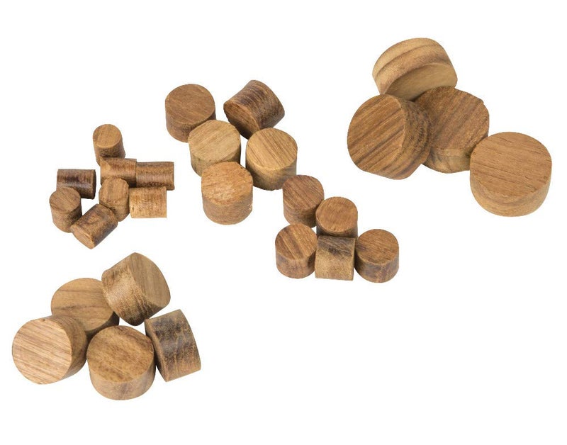 Whitecap 6015120 Teak Plugs  38 Pack of 20