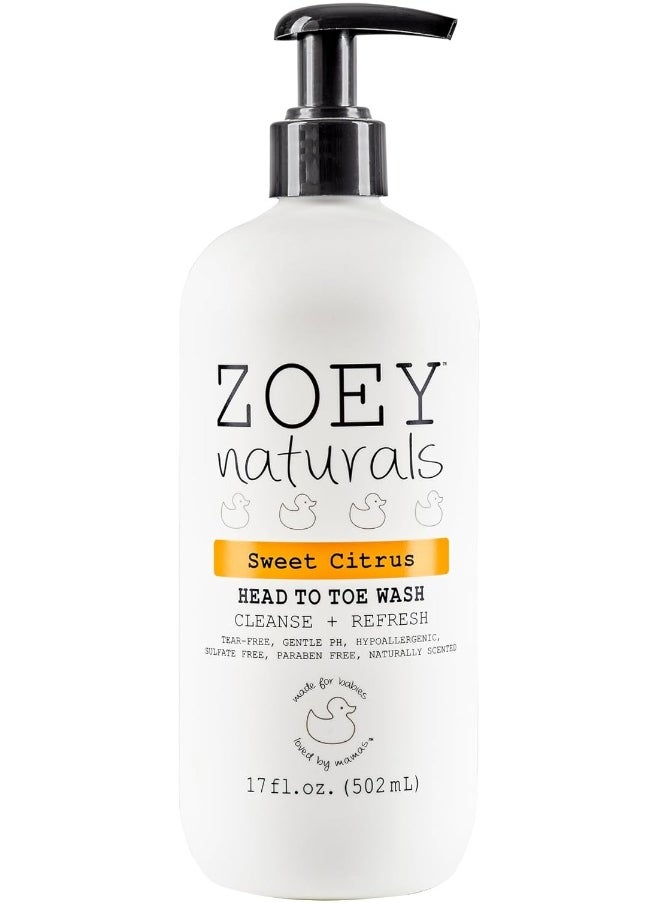 Absolutely Natural Zoey Sweet Citrus Baby Wash & Shampoo  - Image 1