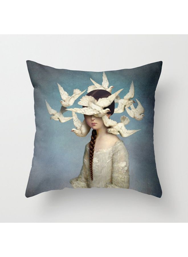 NIBEMINENT Simple Printed Cushion Cover Multicolour