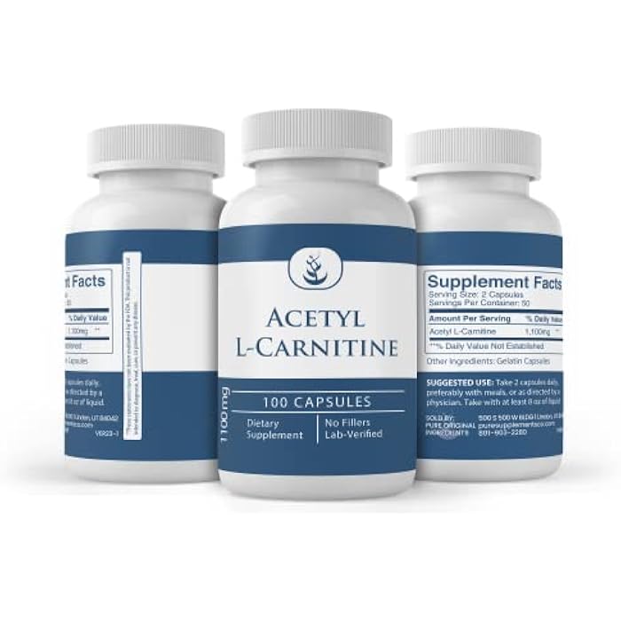 Pure Original Ingredients Acetyl L-Carnitine, (100 Capsules) Always Pure, No Additives Or Fillers, Lab Verified - Image 4