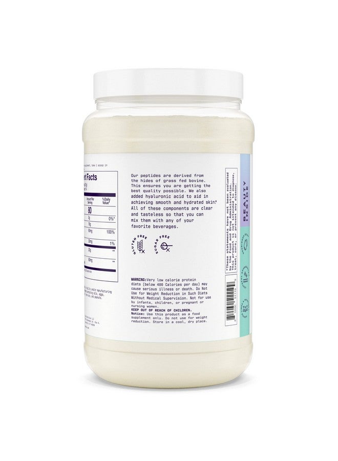 Alani Nu Alani Nu Collagen Peptides Powder UNFLAVORED | 18g Protein | Supports Bone, Skin and Nail Health | Collagen for Women | 80mg of Hyaluronic Acid | Gluten Free | Sugar Free | 14 Servings  - Image 2
