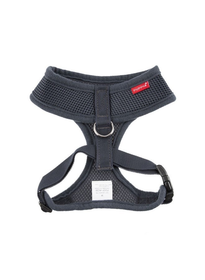 PUPPIA Authentic Puppia Soft Harness, Grey, Medium - Image 2