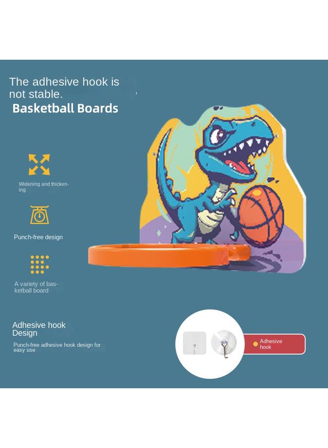 الأزرق جي دبليو <التنوير الرياضي> كرة السلة للأطفال لعبة إطار إطلاق نار الطفل الداخلي المضيء إطار الألعاب الرياضية - Image 4