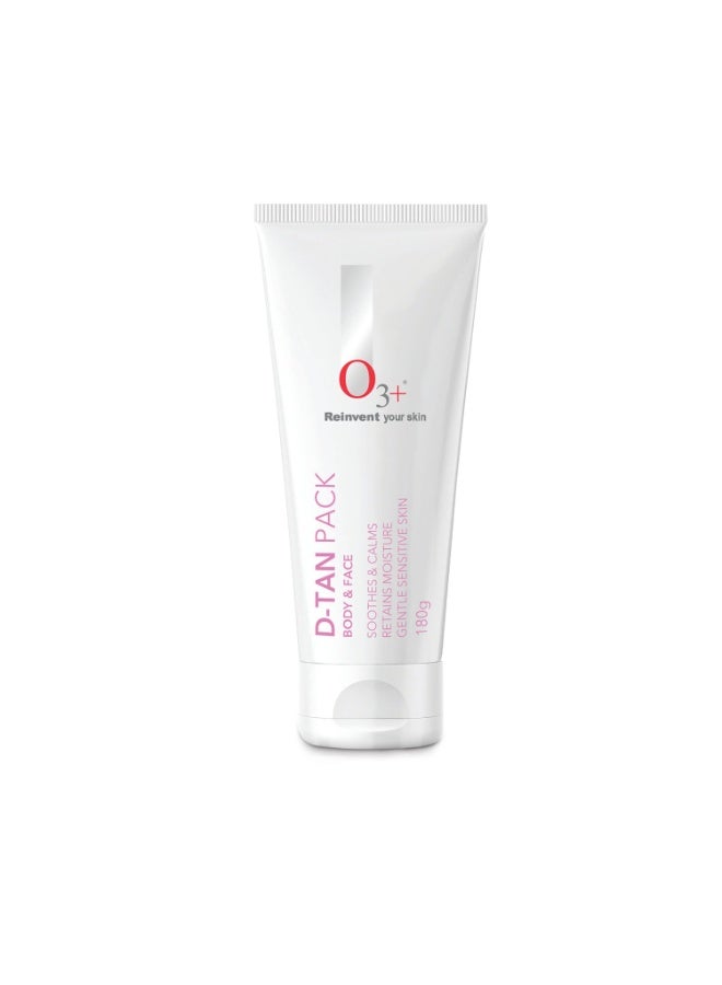 O3+ D-TAN Pack For Instant Tan Removal For all skin Types 180 gm - Image 1