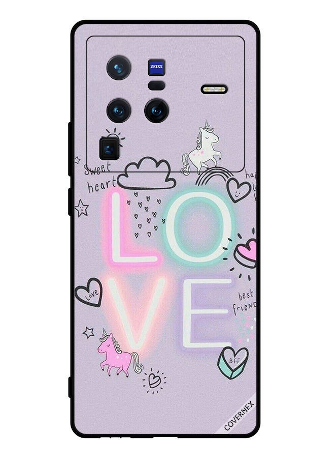 Covernex Protective Case Cover For vivo X80 Pro Sweet Heart Love Unicorn - Image 1