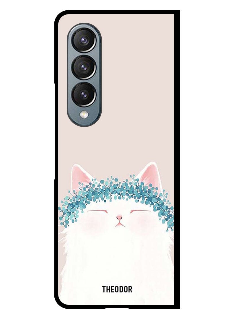 Protective Case Cover For Samsung Galaxy Fold 4 Cat Queen