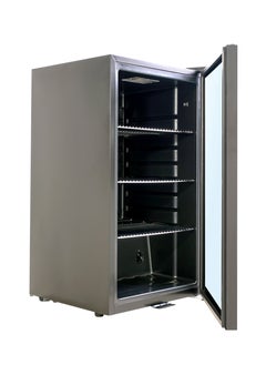 YMDA Mini Glass Door Chiller with Stylish look, Low E Consumption, and Low Noise  - 93L Capacity, 85W Power- Black Color (Model: YCC110G)  - Image 2