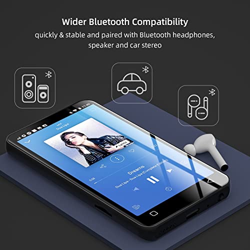 innioasis MP3 Player with Bluetooth and WiFi,MP3 Player with Spotify,Spotify Kids,Audible,Pandora,Amazon Music,4" Music Player MP4 Up to 1TB(80GB,Black) - Image 5