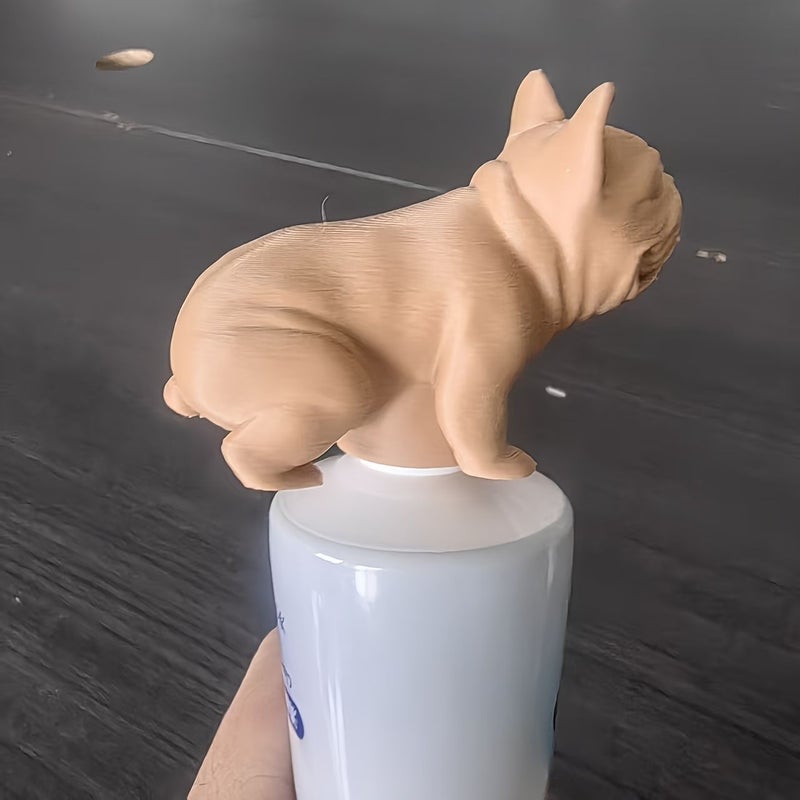 Funny French Bulldog Toothpaste Squeezer Yellow Perfect Family Gift - Image 3