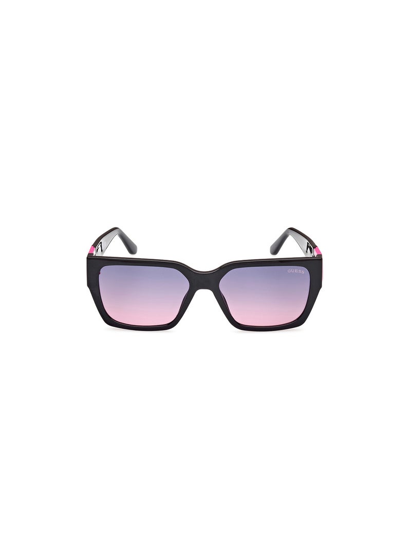 GUESS Unisex UV Protection Square Sunglasses - GU791674T55 - Lens Size: 55 Mm - Image 2