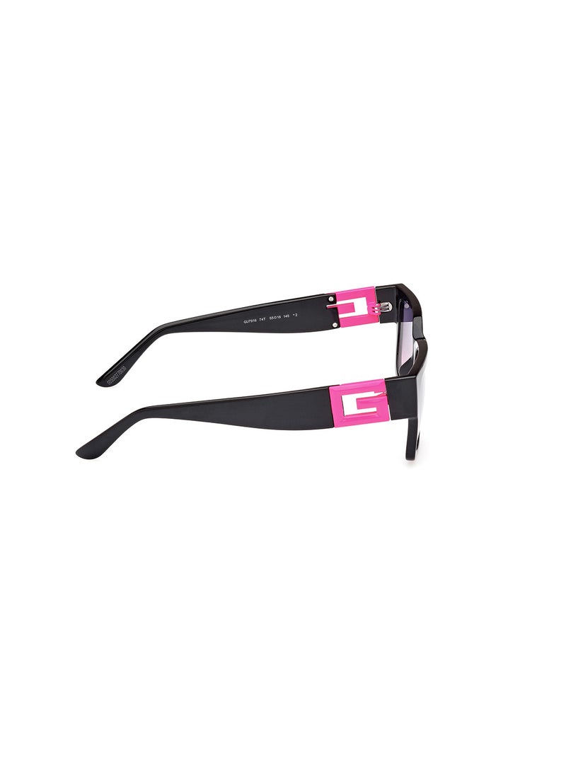 GUESS Unisex UV Protection Square Sunglasses - GU791674T55 - Lens Size: 55 Mm - Image 4