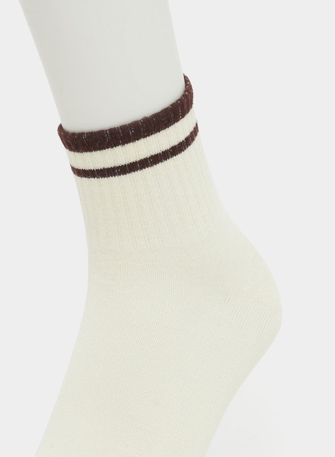 Styli Set of 2 - Striped Crew Socks  - Image 5