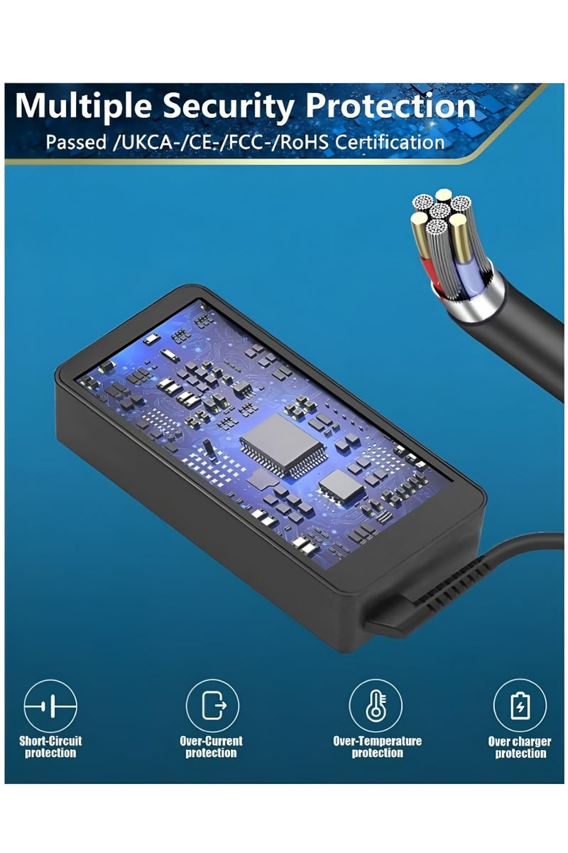 الصفحة الرئيسية شاحن تيار متردد 65 واط/45 واط USB-C للكمبيوتر المحمول لينوفو ثينك باد T14 T14 T15 T480 T480 T480s T490 T490s T495 T495 T495s T580 X13 X280 X380 X380 X390 X395 E15 E480 E480 E490 & Yoga C330 - سلك محول إمداد طاقة الكمبيوتر المحمول بقدرة 65 واط - Image 4