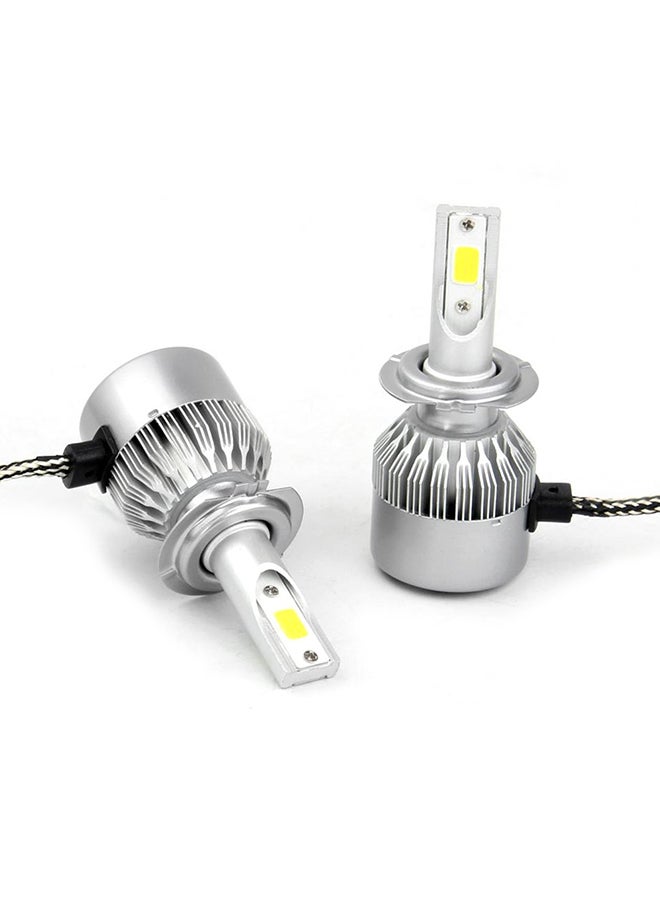 MUNTAQI 2-Piece COB LED Car Headlight Lamp Kit - Image 2