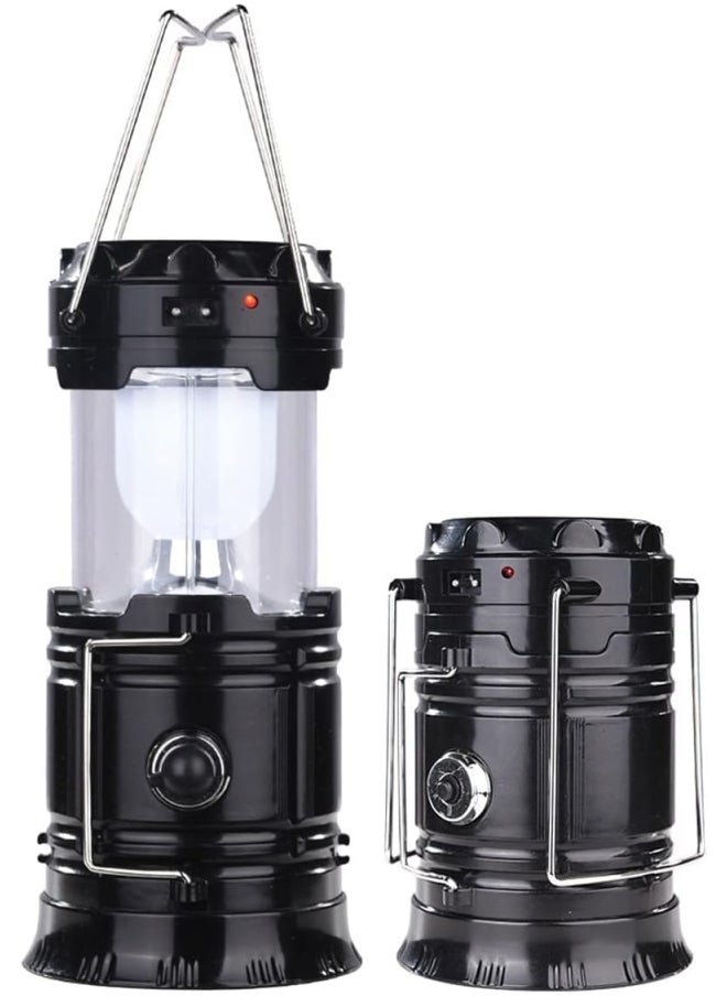 SKY-TOUCH 2 Pack Portable Led Camping Lantern Flashlights Survival Kit For Emergency, Hurricane, Outage  - Image 1