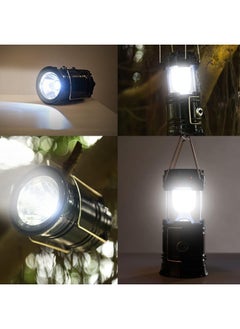 SKY-TOUCH 2 Pack Portable Led Camping Lantern Flashlights Survival Kit For Emergency, Hurricane, Outage  - Image 3