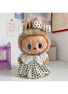 LABUBU 38cm Plush Doll Clothes for Labubu Silicone Toy 