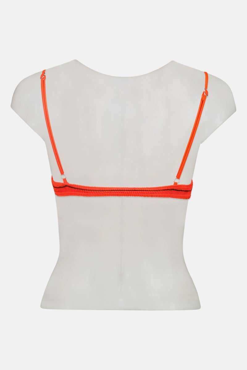 Billabong Women Stripe Soft Padded Bikini Top, Roral - Image 2