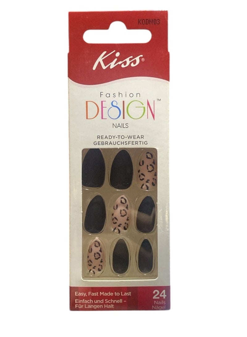 KISS Fashion Design Nails KODN03C Ultra Baby 24 Nails