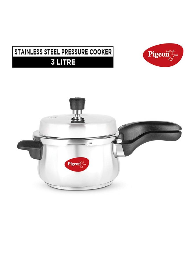 3Liters Pigeon By Stovekraft Stainless Steel Inox Plus Steel Pressure Cooker with Outer Lid Induction and Gas Stove Compatible 3 Litre Capacity for Healthy Cooking (Silver) Silver - pzsku/ZCBDB0952A0B2A053F37DZ/45/_/1729510295/44c0317b-1cb2-43e3-8081-1a324c29f087