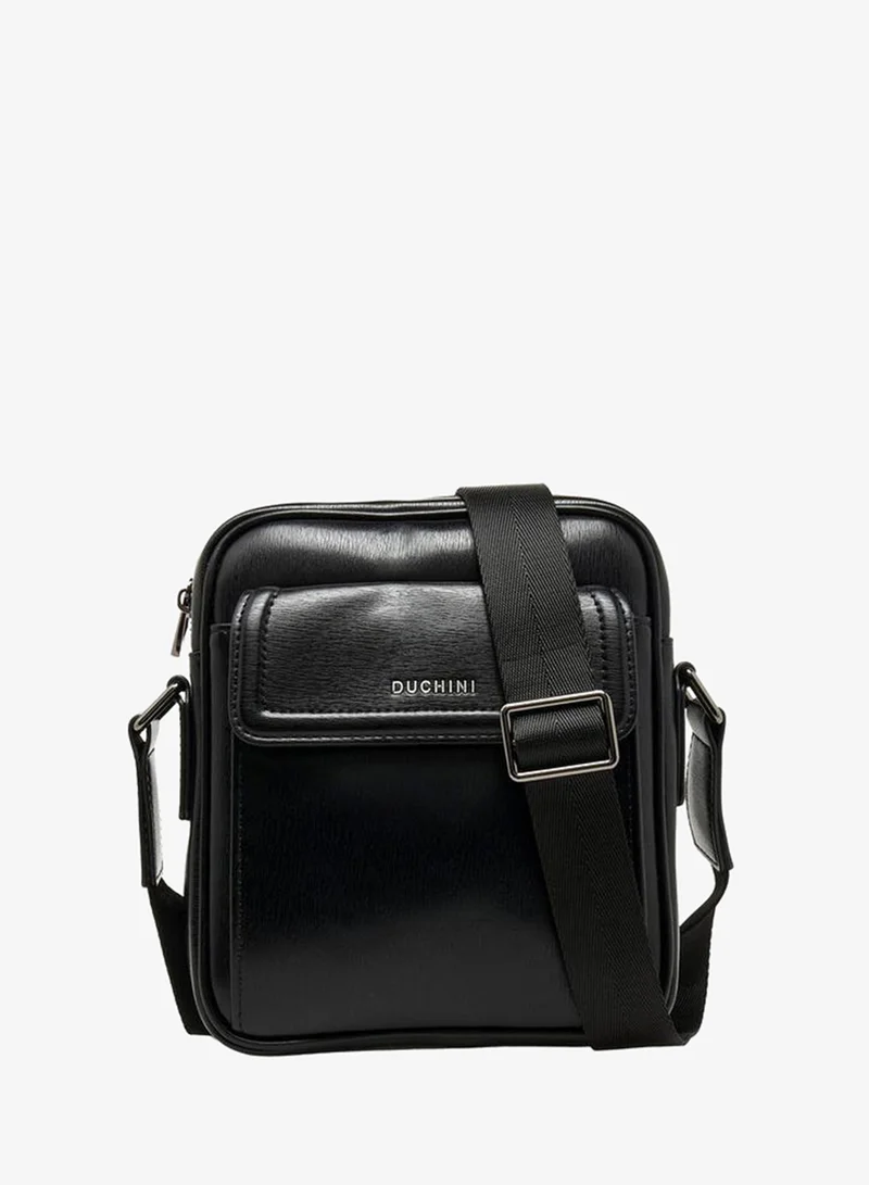 Duchini BLACK Men Adjustable Strap Crossbody Bag for Men | Best Price UAE