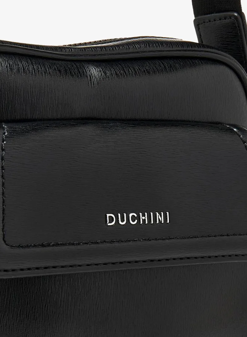 Duchini BLACK Men Adjustable Strap Crossbody Bag for Men | Best Price UAE